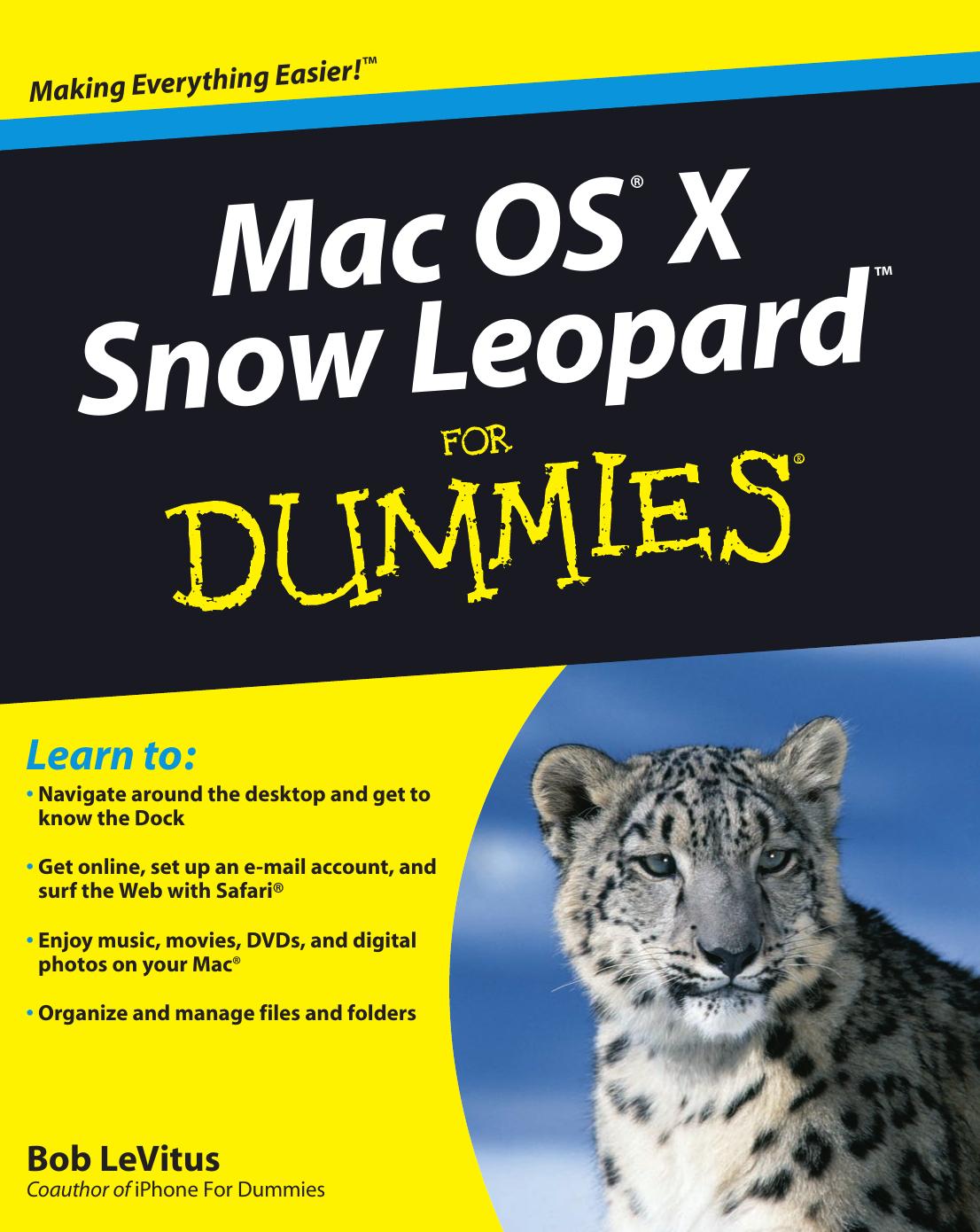 Mac OS X Snow Leopard for Dummies ISBN