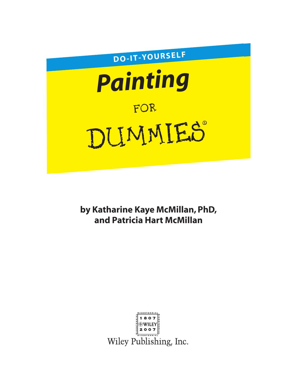 Painting Do-It-Yourself for Dummies