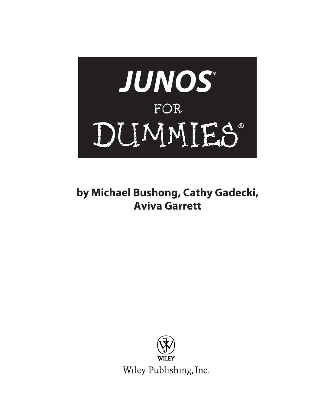 Junos for Dummies