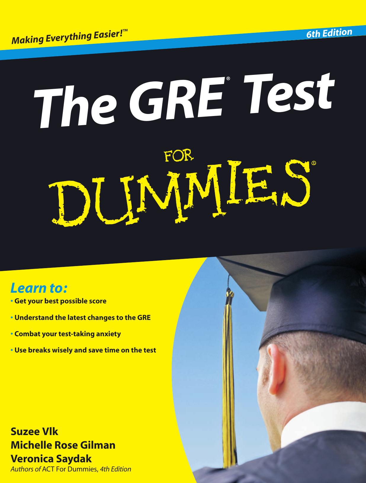 The GRE Test for Dummies