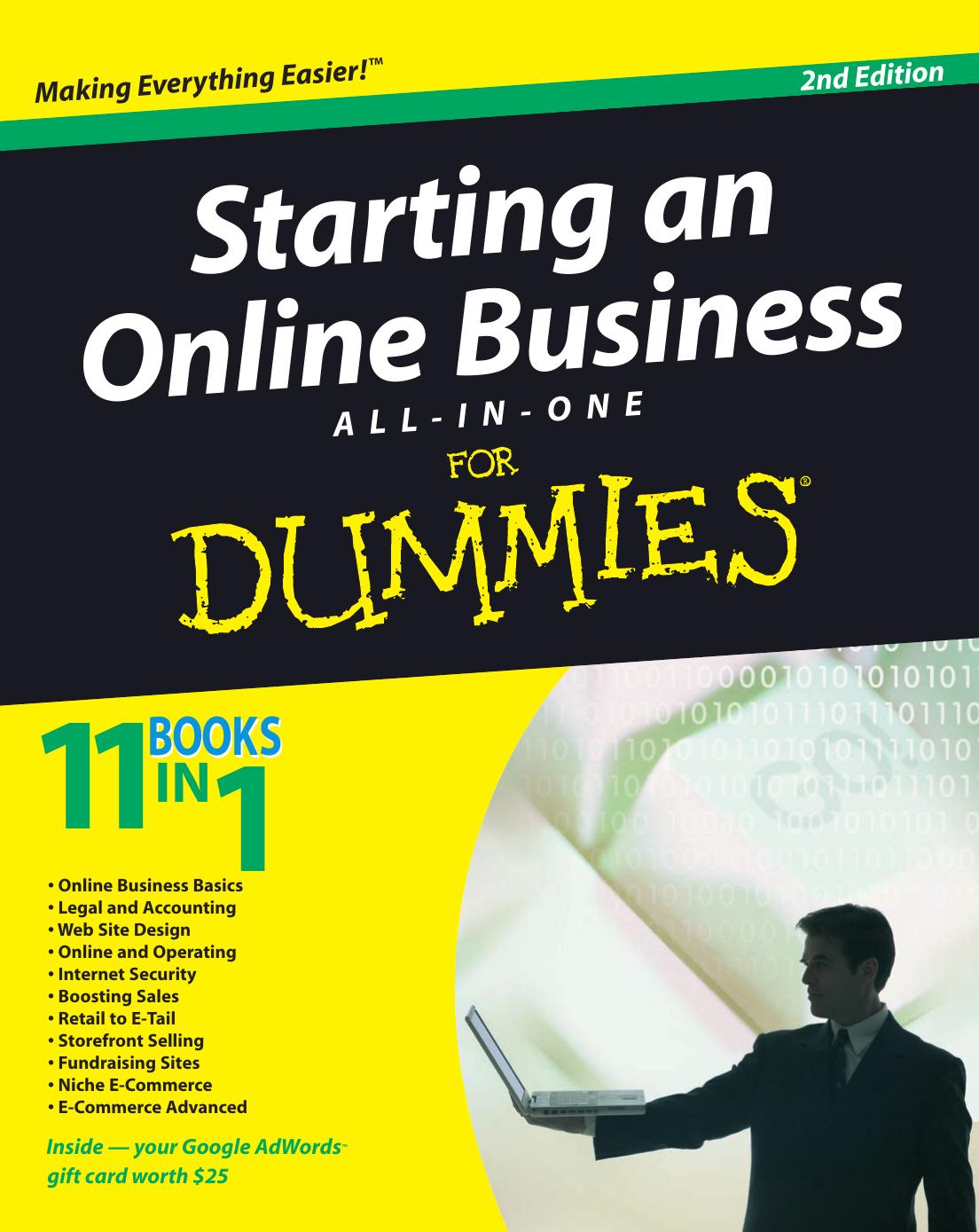 Starting an Online Business All-in-One Desk Reference for Dummies ISBN