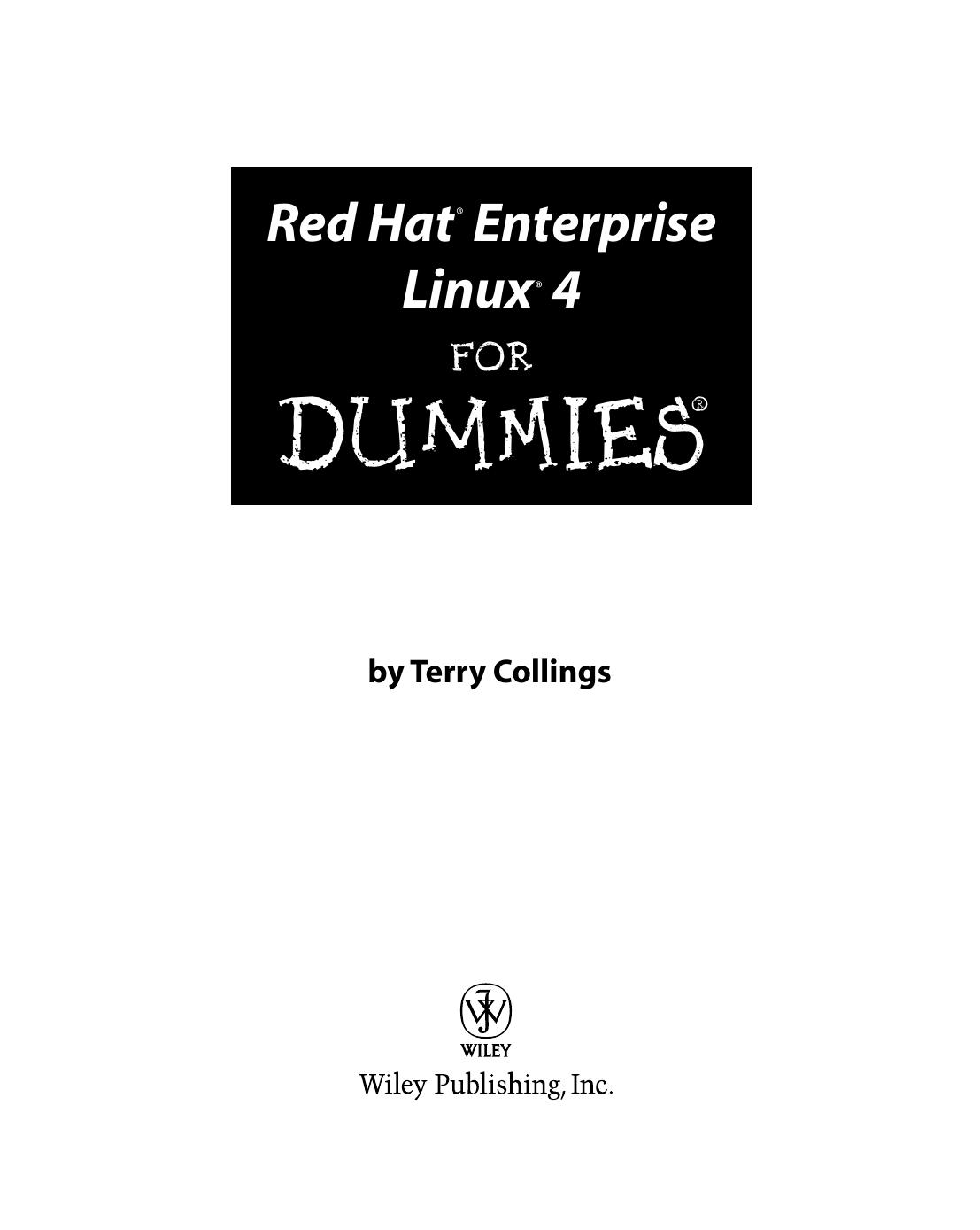 Red Hat Enterprise Linux X For Dummies
