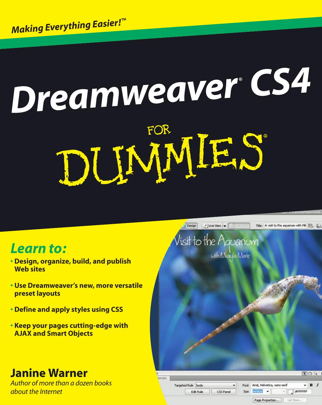 Dreamweaver CS4 for Dummies ISBN