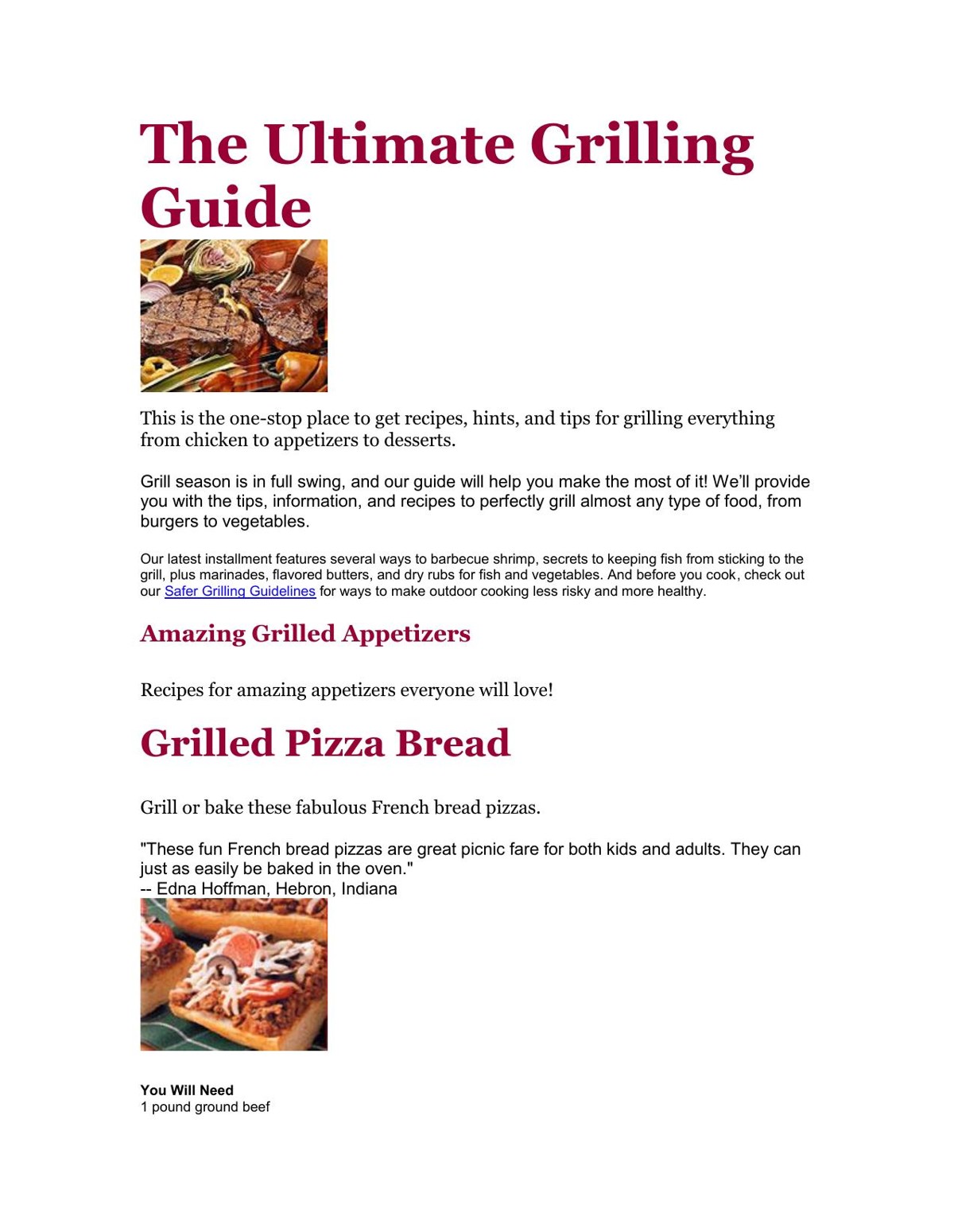Ultimate Grilling Guide