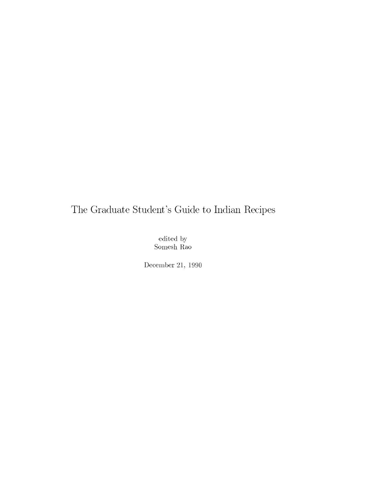 Indian Recipes 1