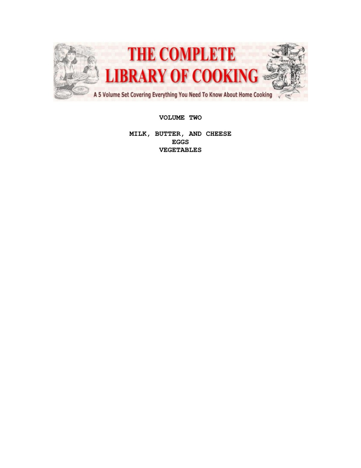 Complete Library of Cooking Vol 2