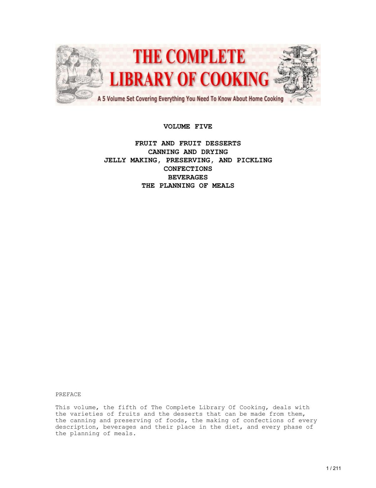 Complete Library of Cooking Vol 5