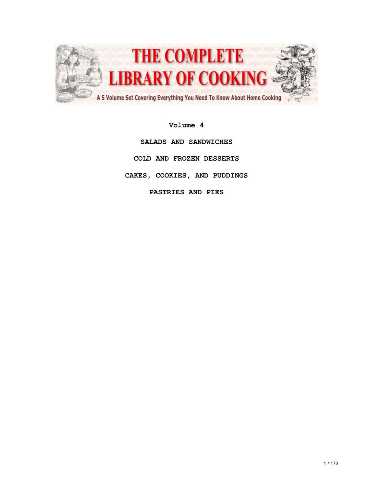 Complete Library of Cooking Vol 4