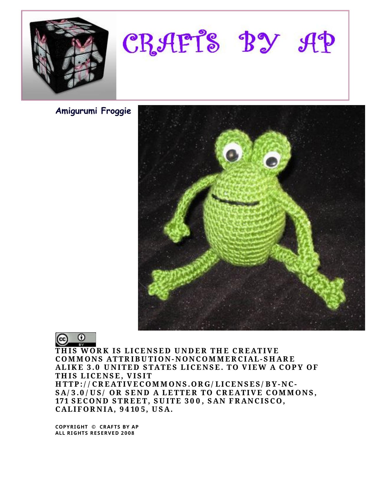 Amigurumi Froggie - Betty Boop - Betty Boop