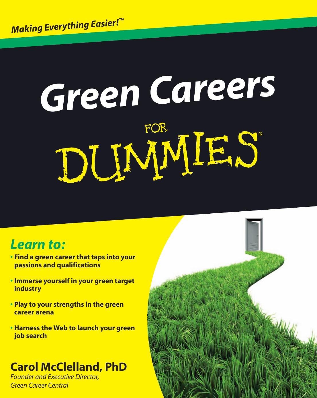 Green Careers for Dummies