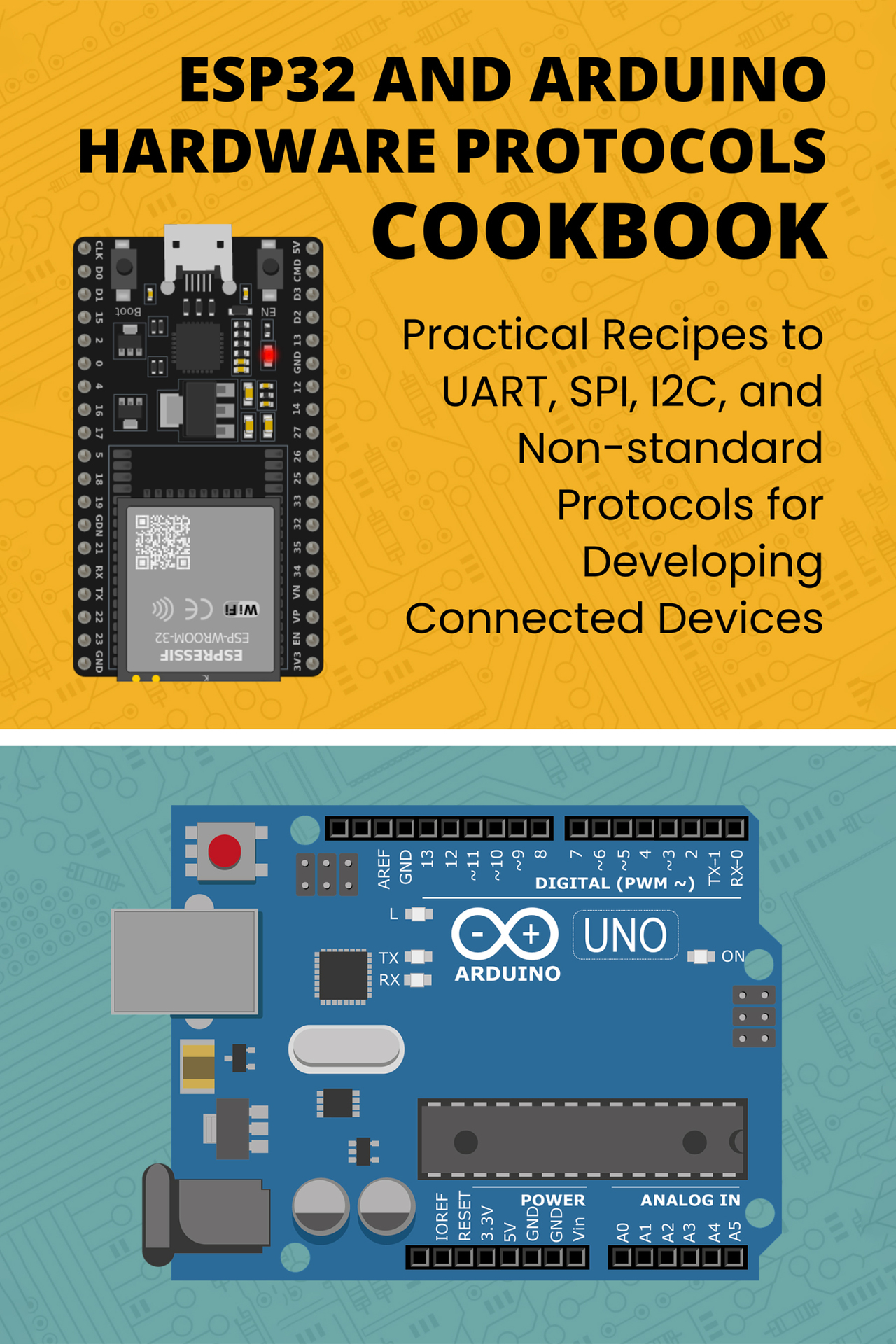 ESP32 AND ARDUINO HARDWARE PROTOCOLS COOKBOOK: Practical Recipes to UART, SPI, I2C, and Non-standard Protocols for Developing Connected Devices