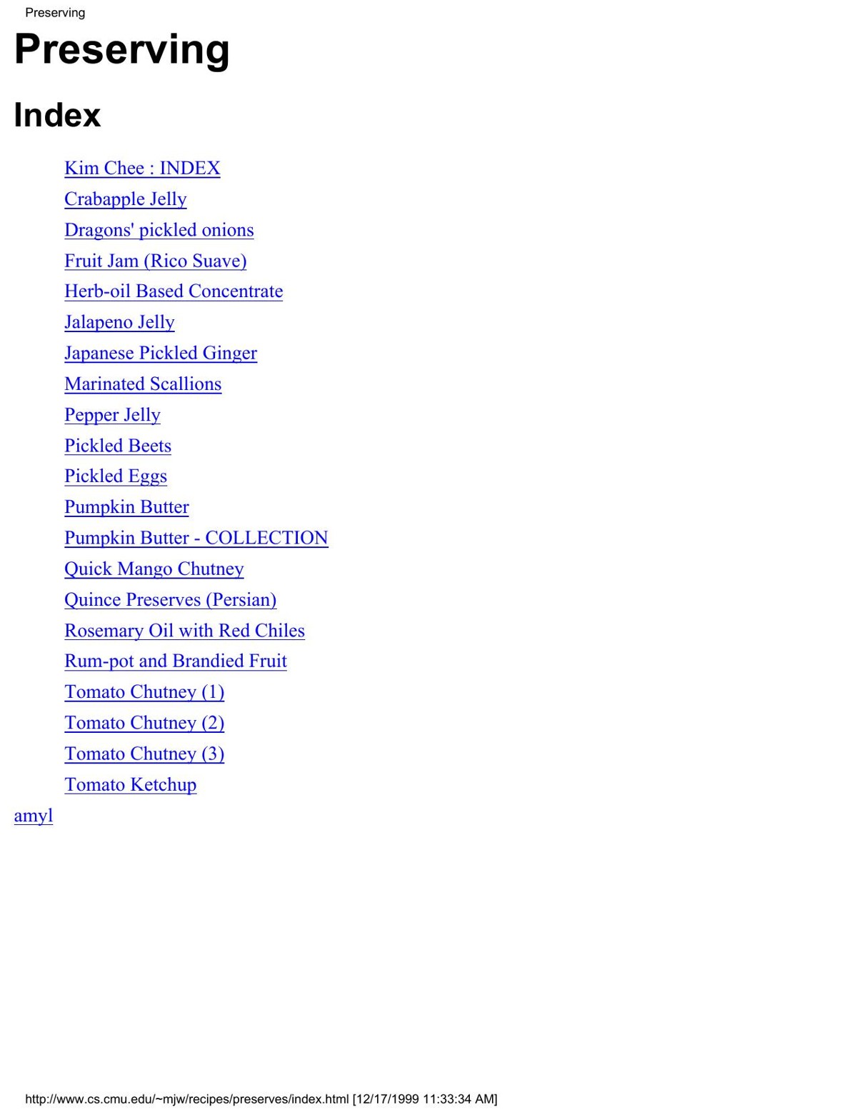 Preserving