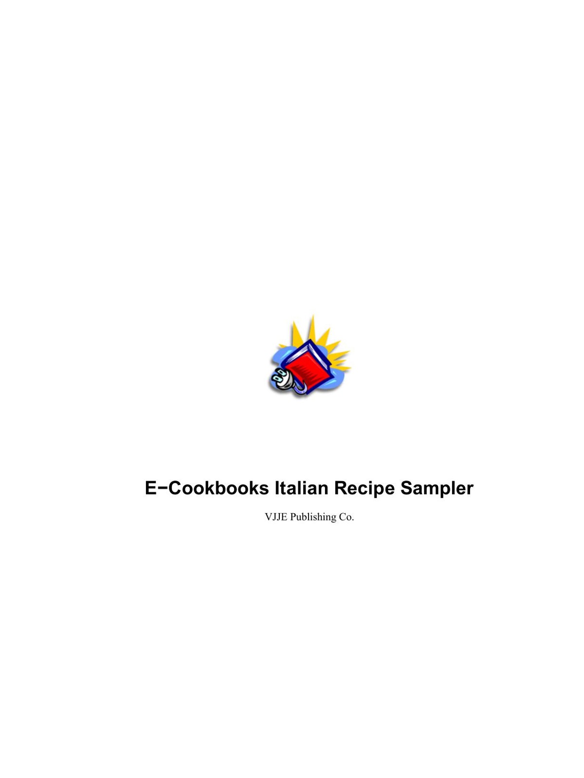 E-Cookbooks Italian Recipe Sampler