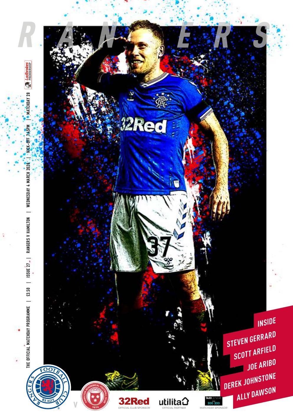Rangers.Football.Club.Matchday.Programme.Rangers.v.Hamilton.TruePDF-04.March.2020