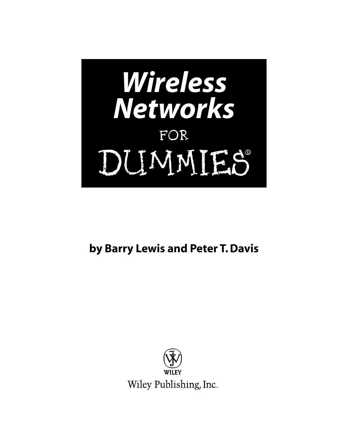 Wireless Networks for Dummies