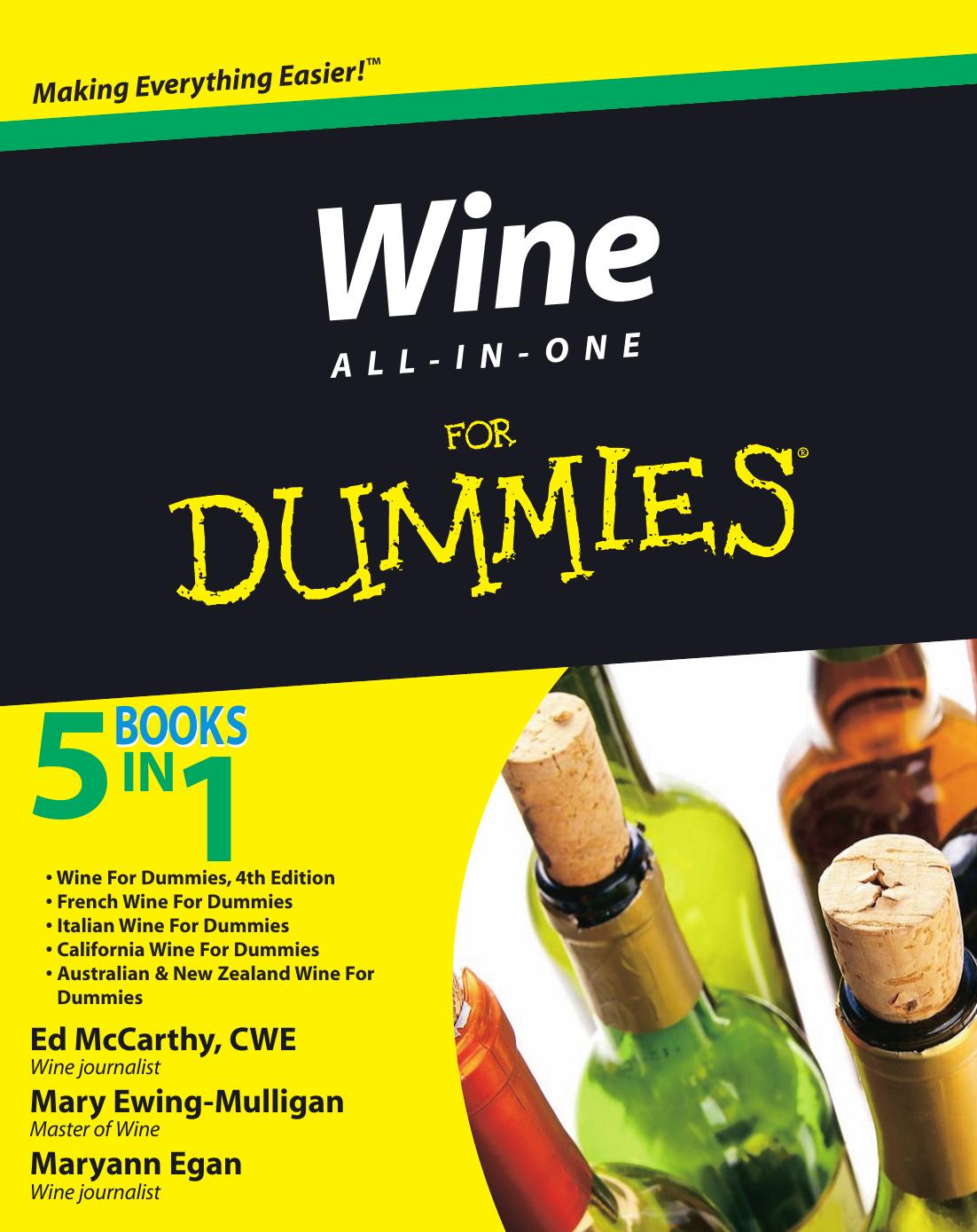 Wine All-in-One for Dummies