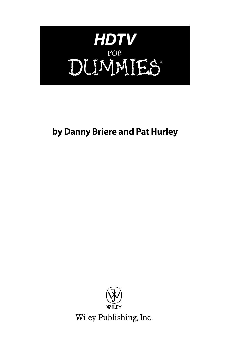 HDTV for Dummies
