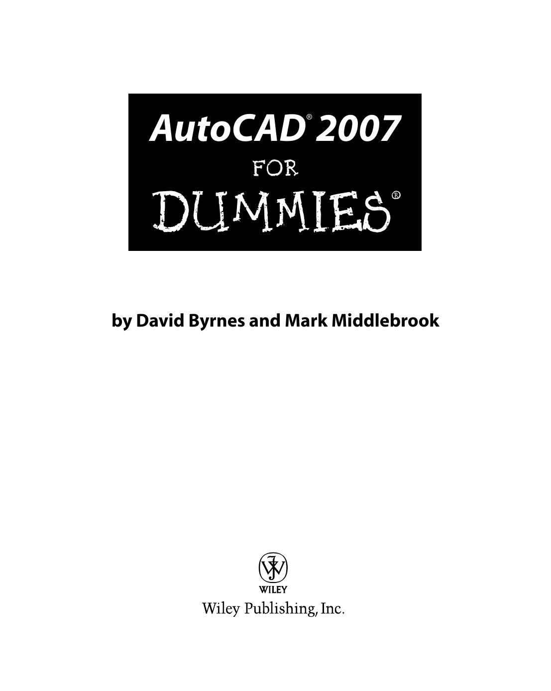 AutoCAD 2007 for Dummies