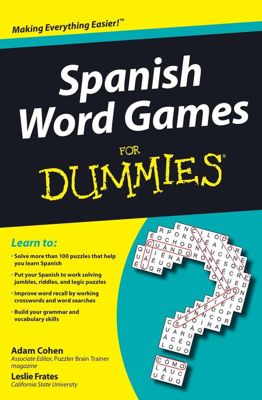 Spanish Word Games for Dummies