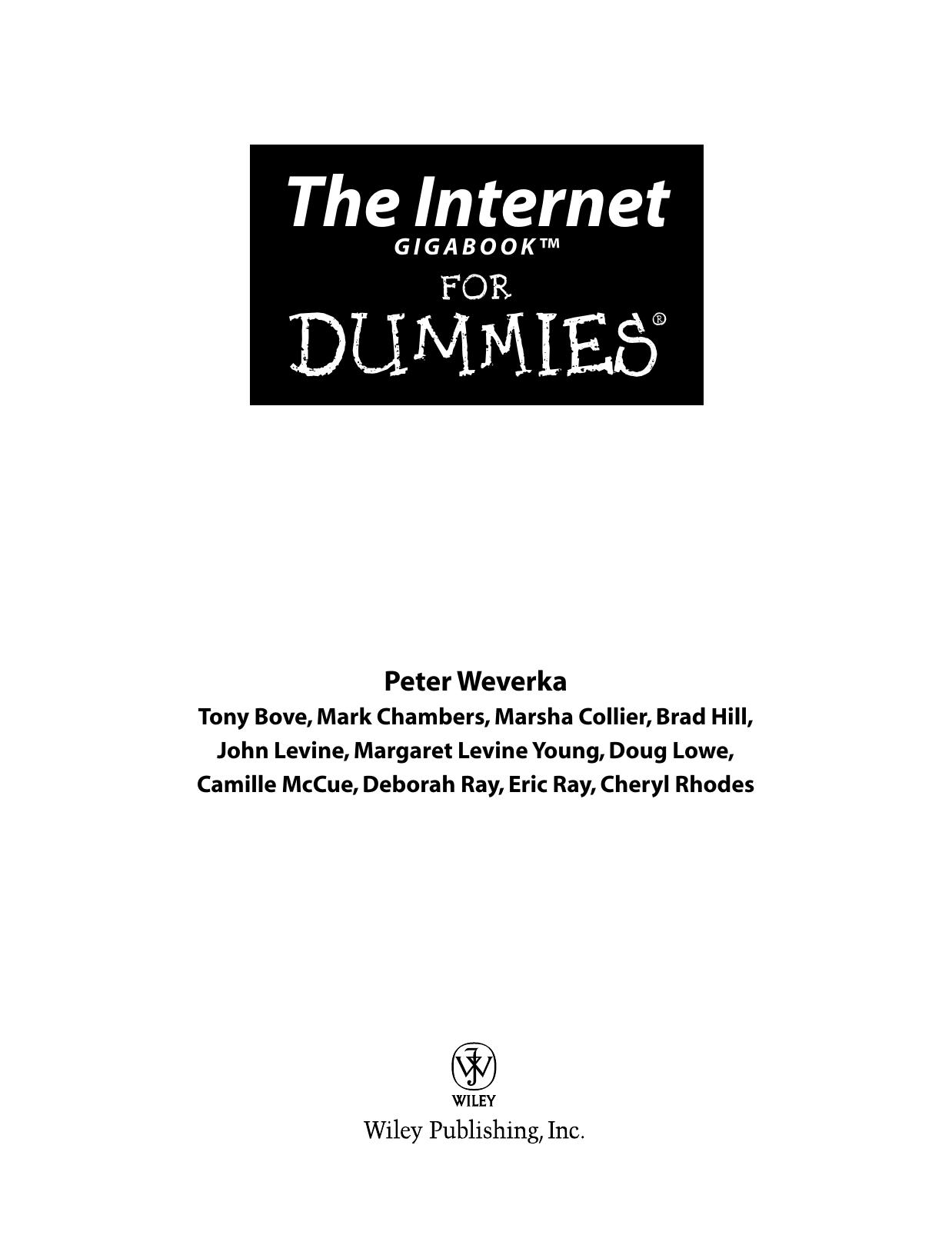 The Internet GigaBook for Dummies