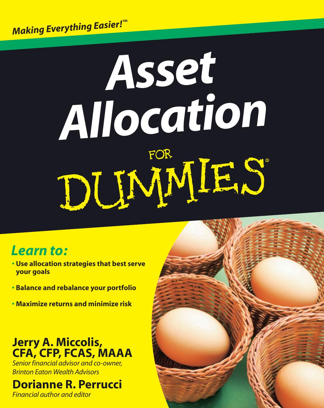 Asset Allocation for Dummies ISBN