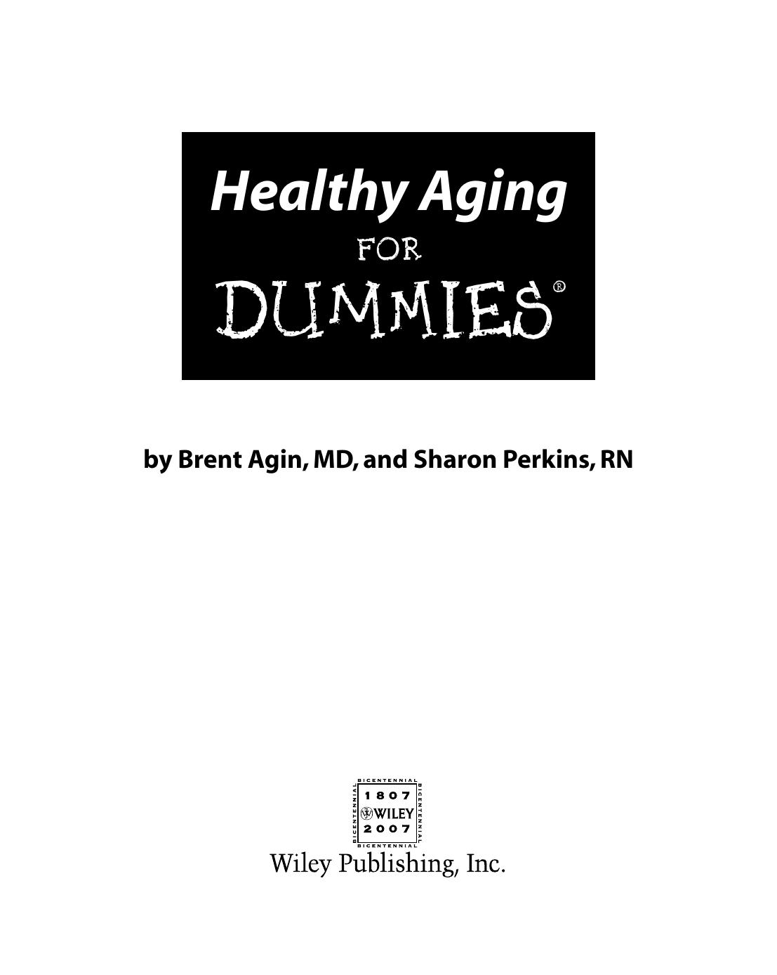 Healthy Aging for Dummies