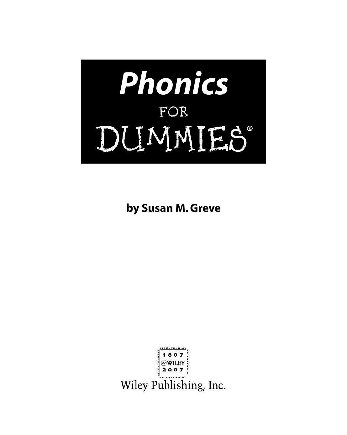 Phonics for Dummies