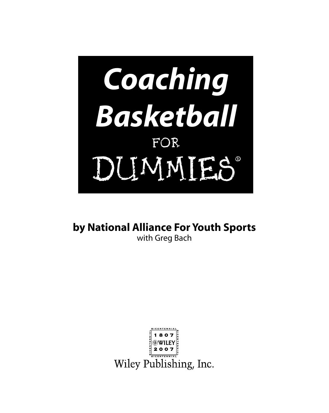 Coaching Basketball for Dummies