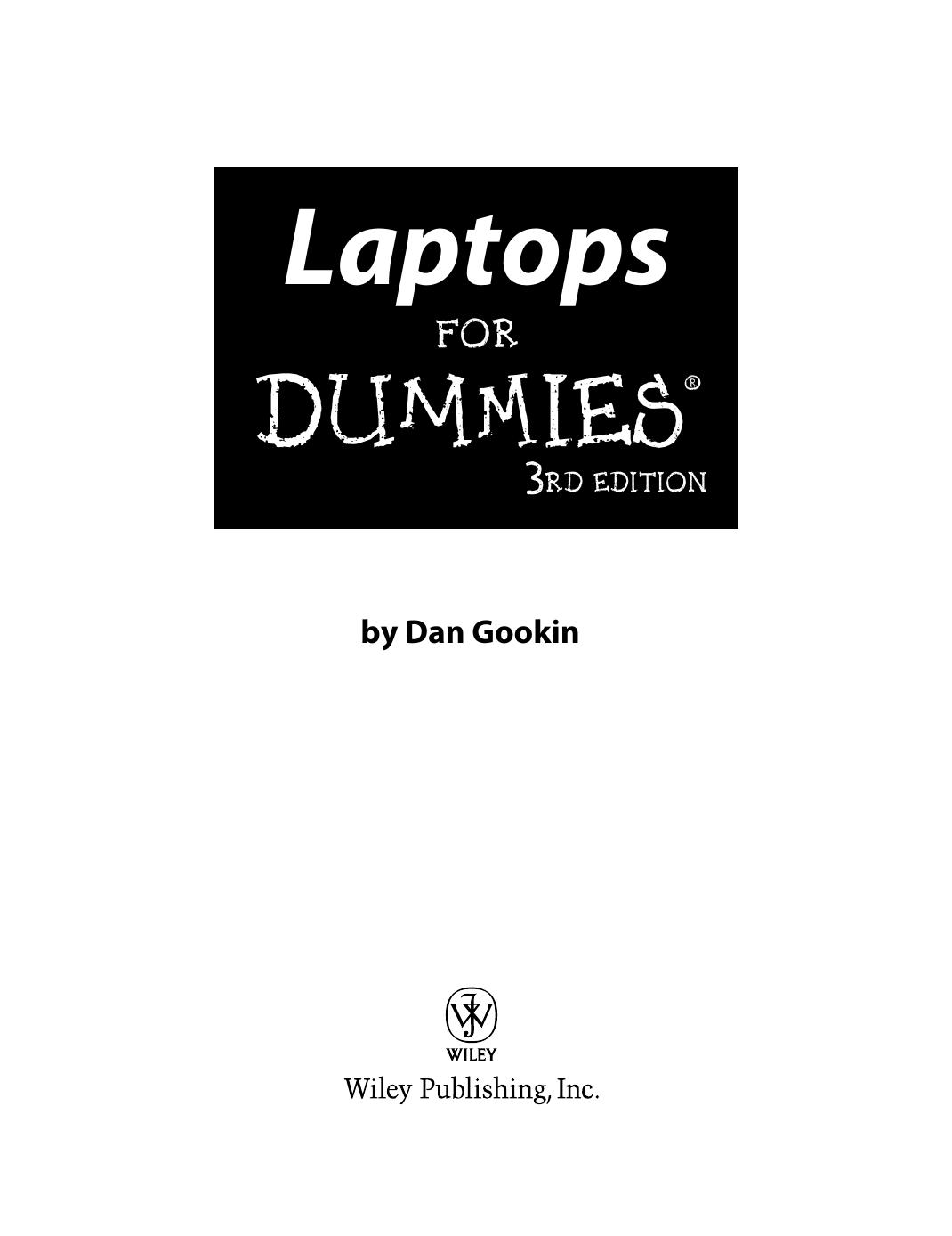 Laptops for Dummies