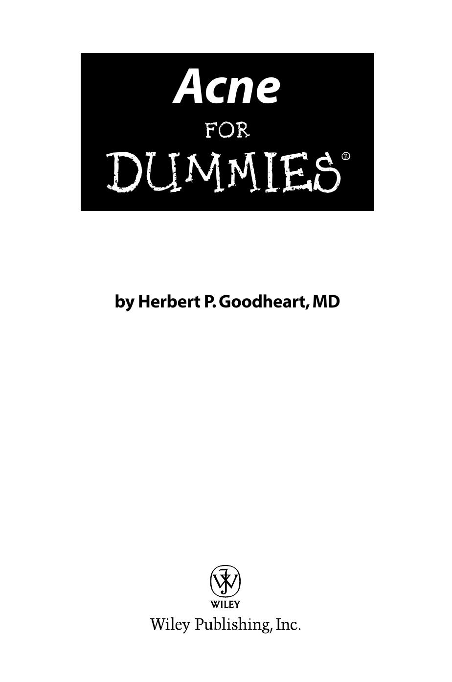 Acne for Dummies
