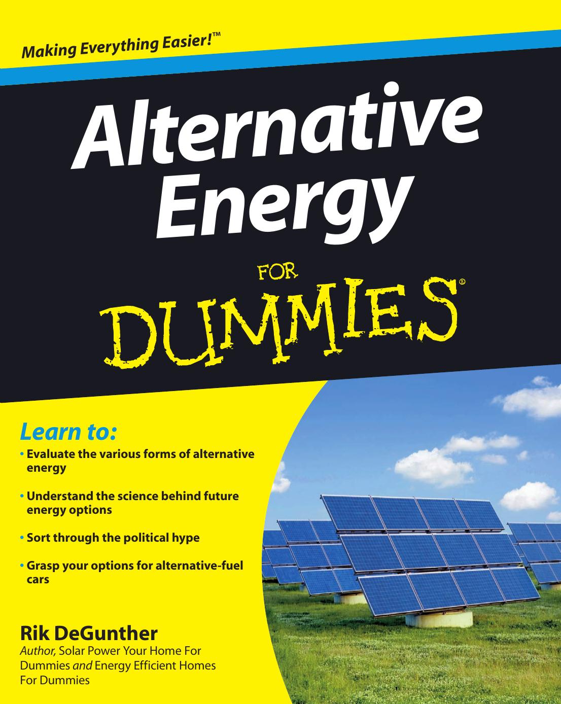 Alternative Energy for Dummies ISBN
