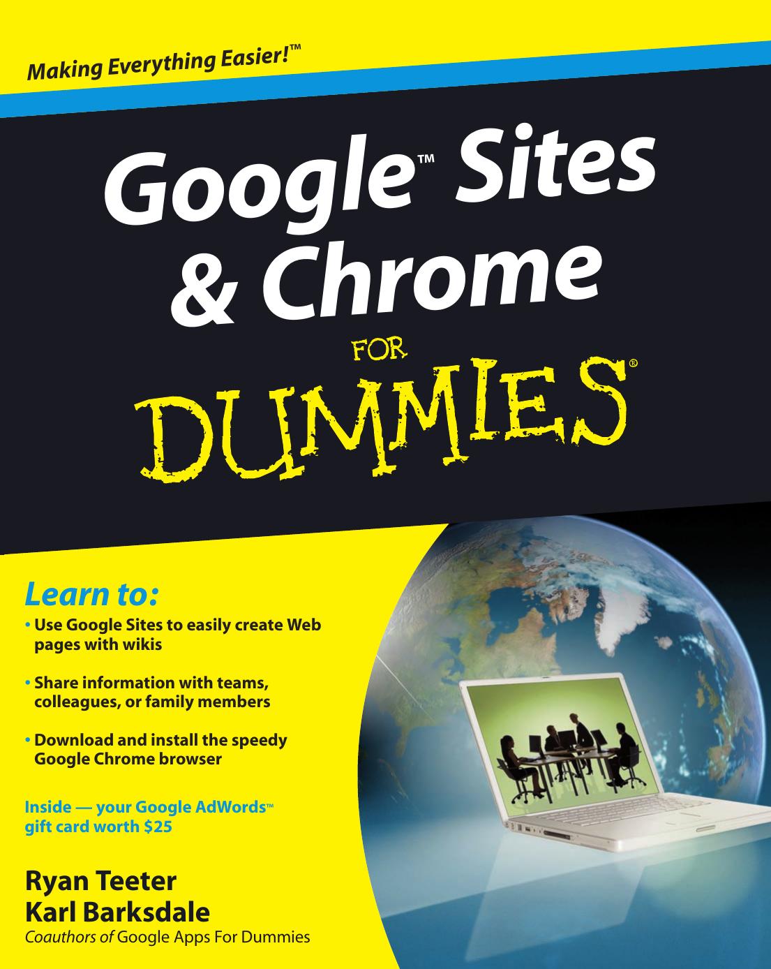 Google Sites & Chrome for Dummies