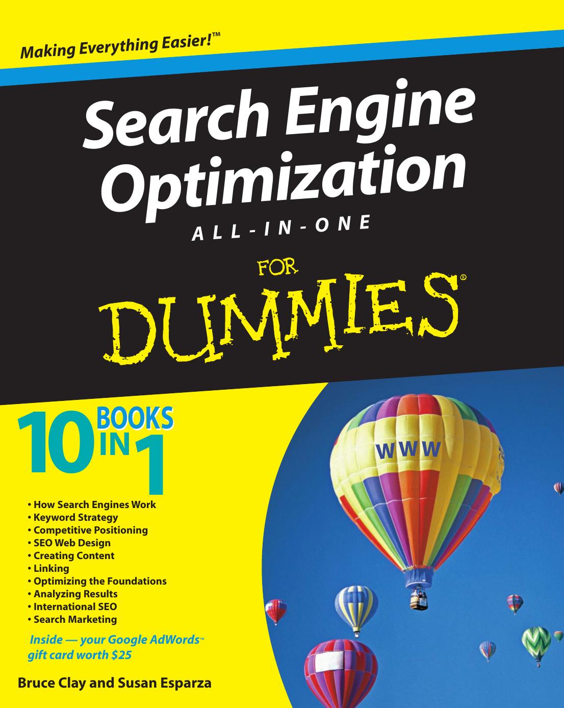 Search Engine Optimization All-in-one for Dummies
