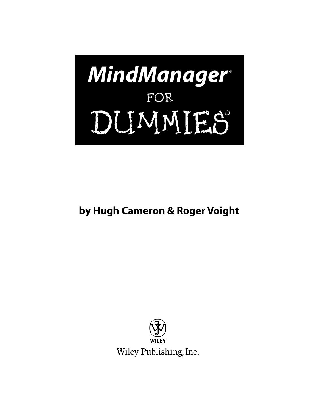 MindManager for Dummies