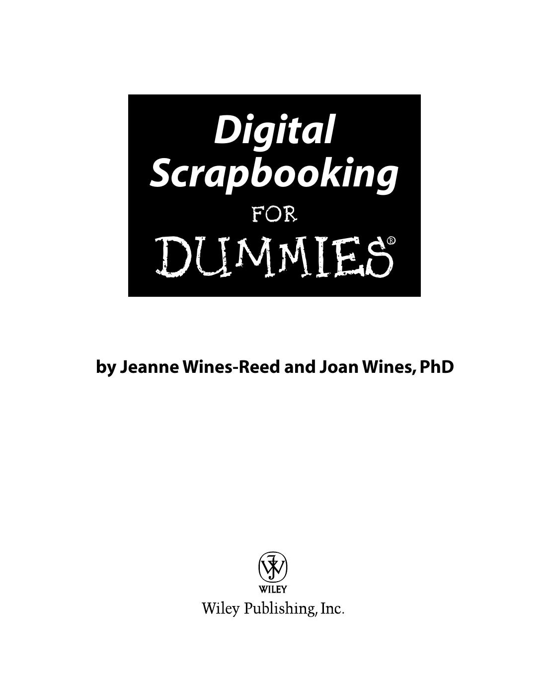 Digital Scrapbooking for Dummies