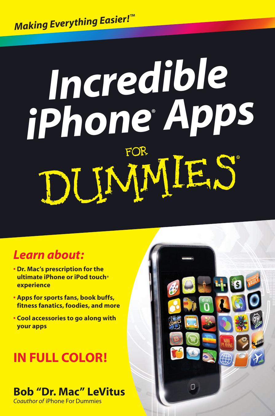 Incredible iPhone Apps for Dummies