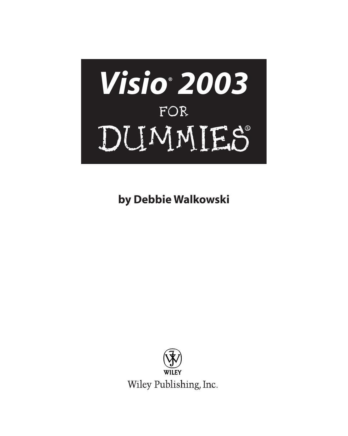 Visio 2003 for Dummies
