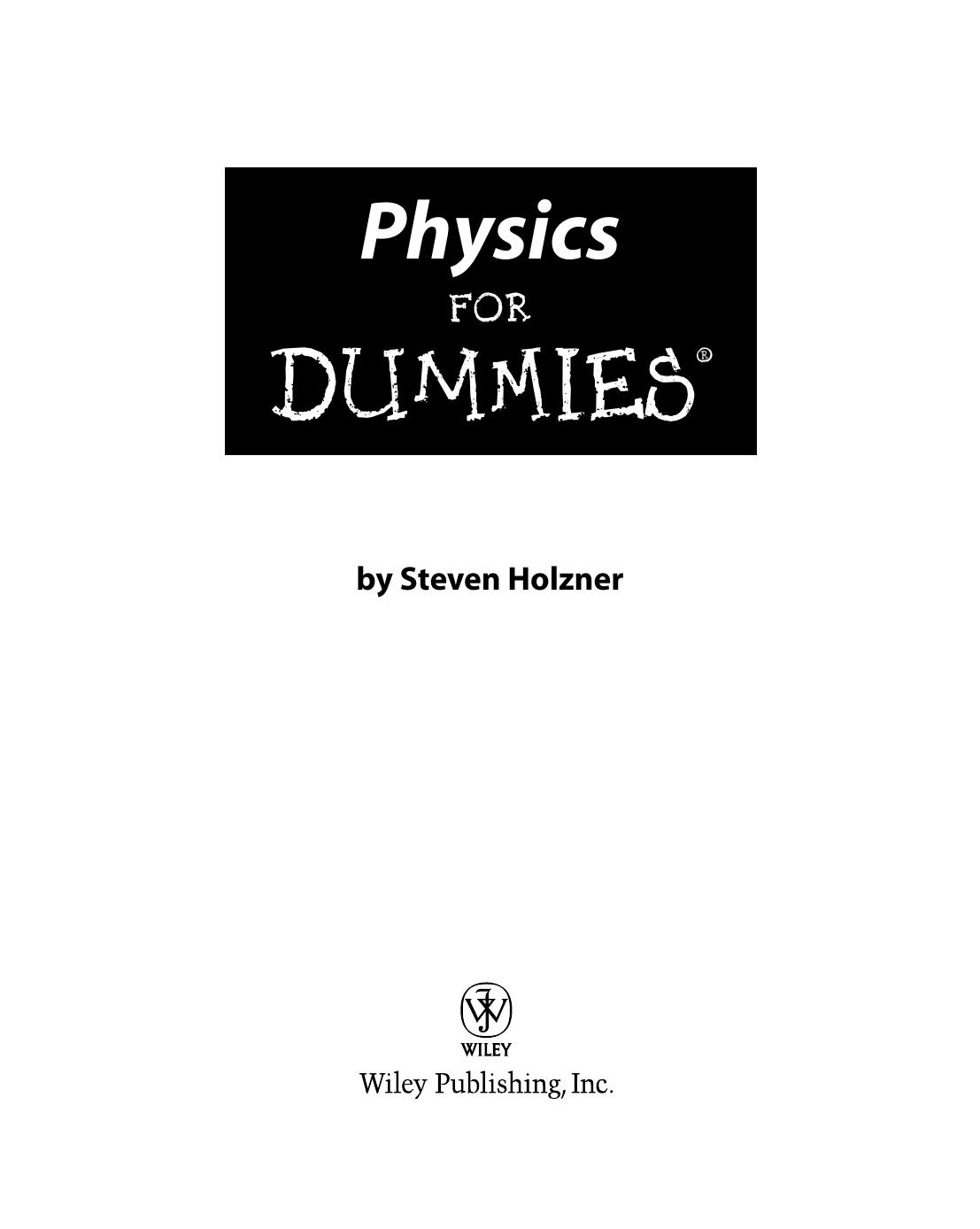 Physics for Dummies