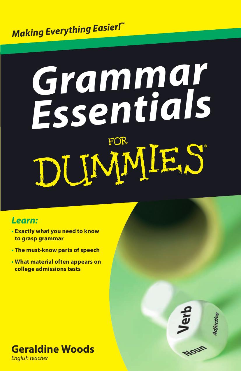 Grammer Essentials for Dummies, Wal-Mart Edition