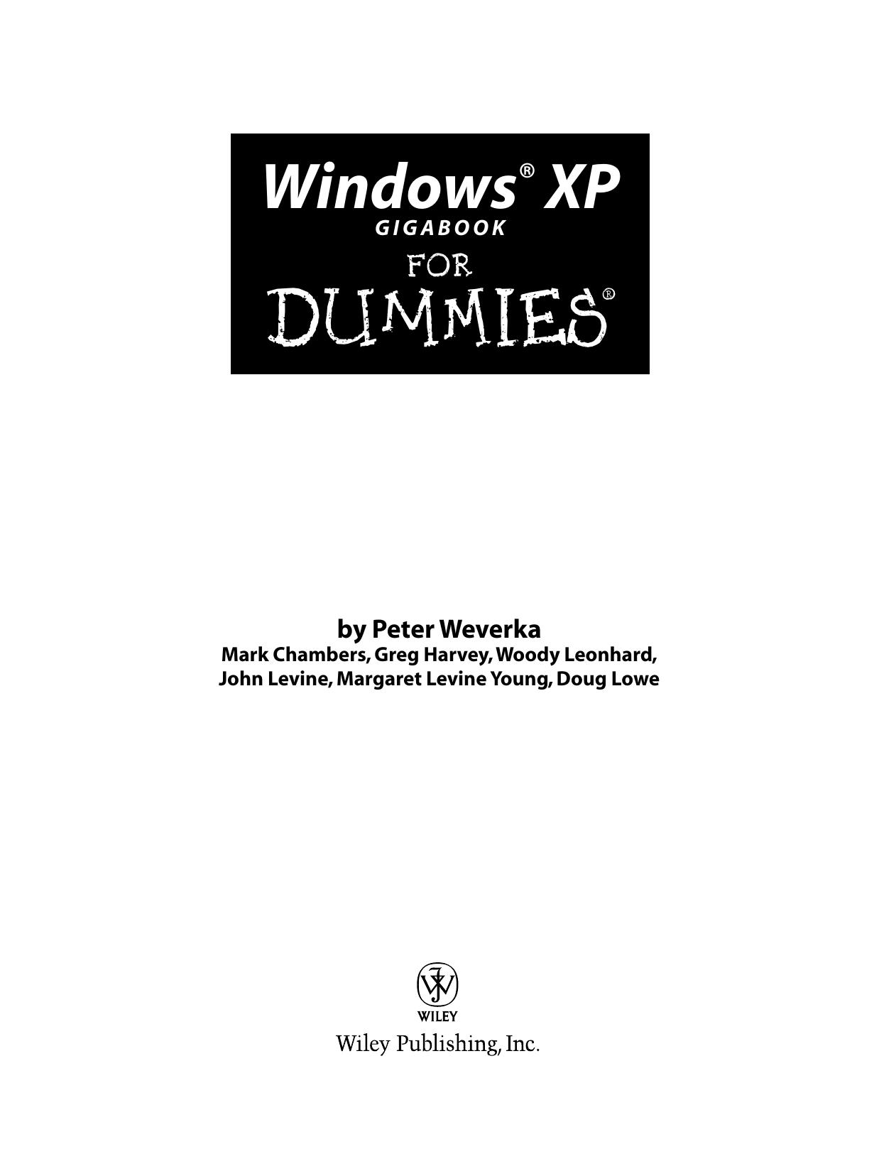 Windows?XP Gigabook for Dummies