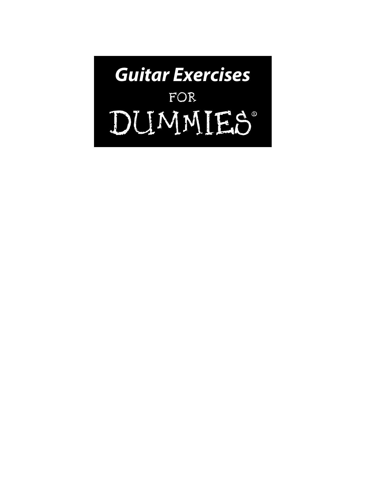 Guitar Exercises for Dummies ISBN