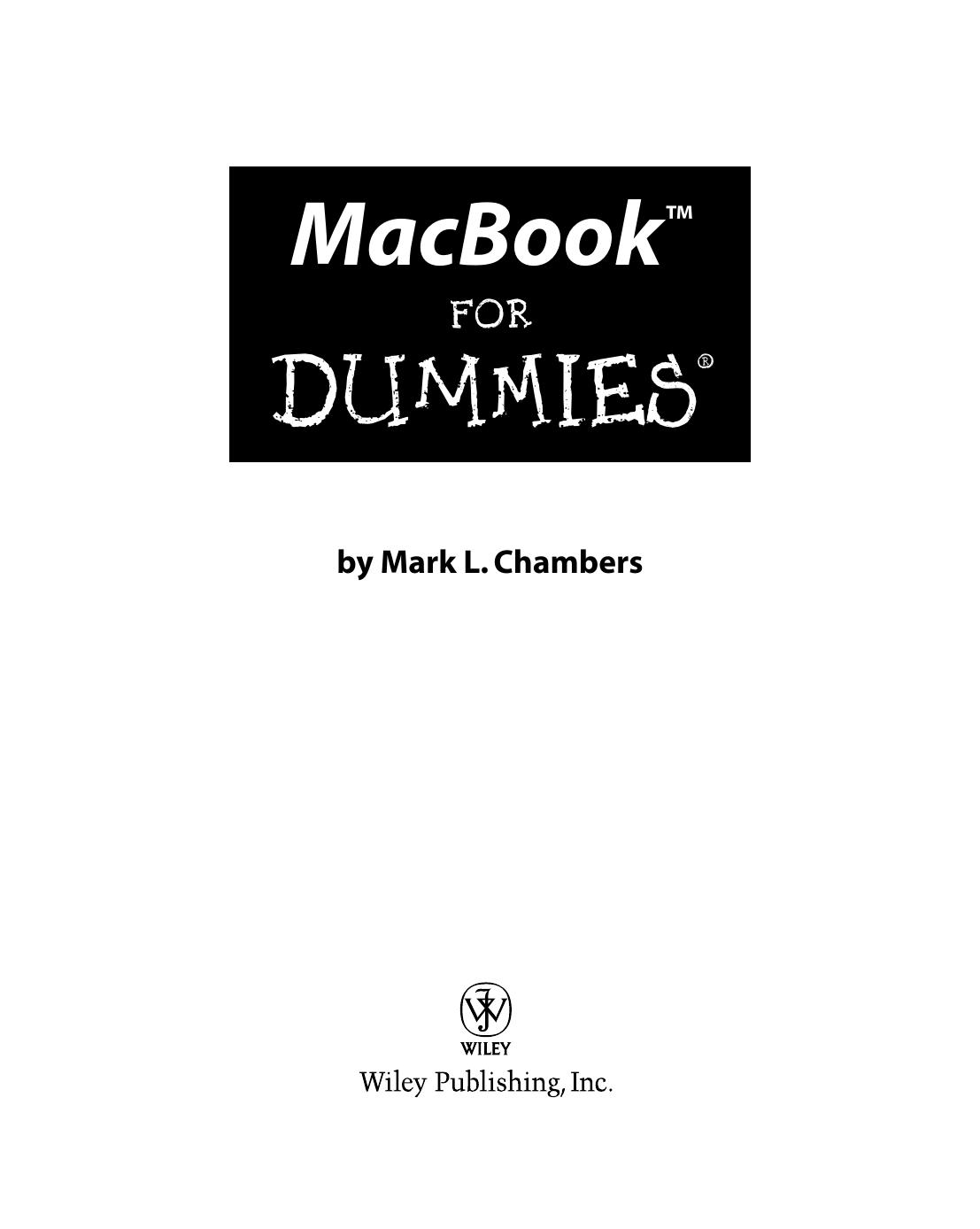MacBook for Dummies