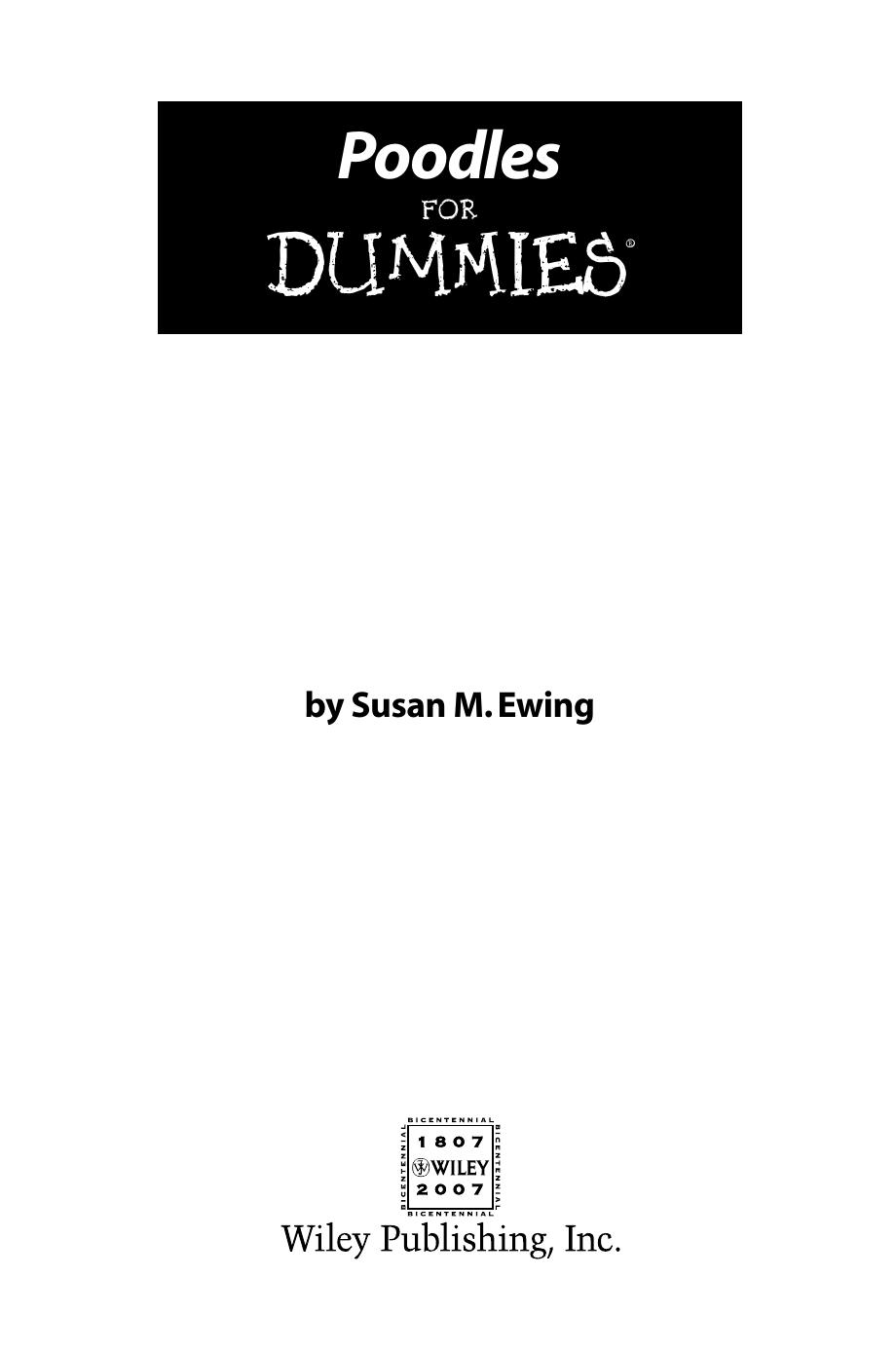 Poodles for Dummies