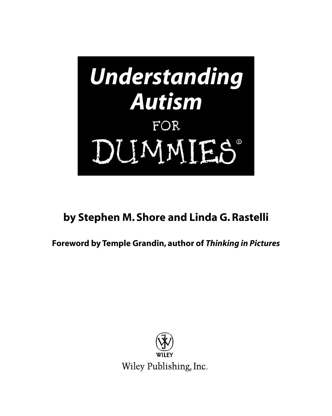 Understanding Autism for Dummies