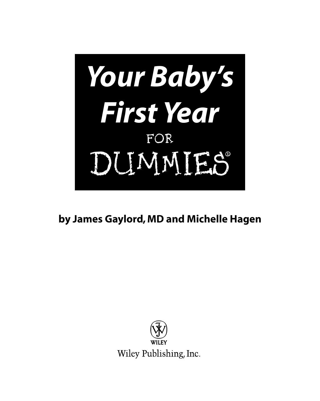 Your Baby's First Year for Dummies
