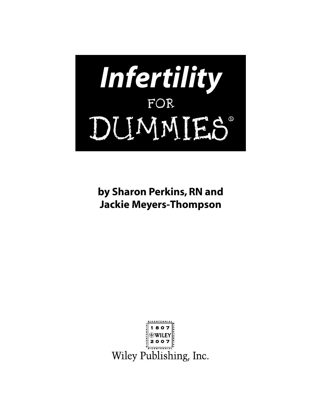 Infertility for Dummies