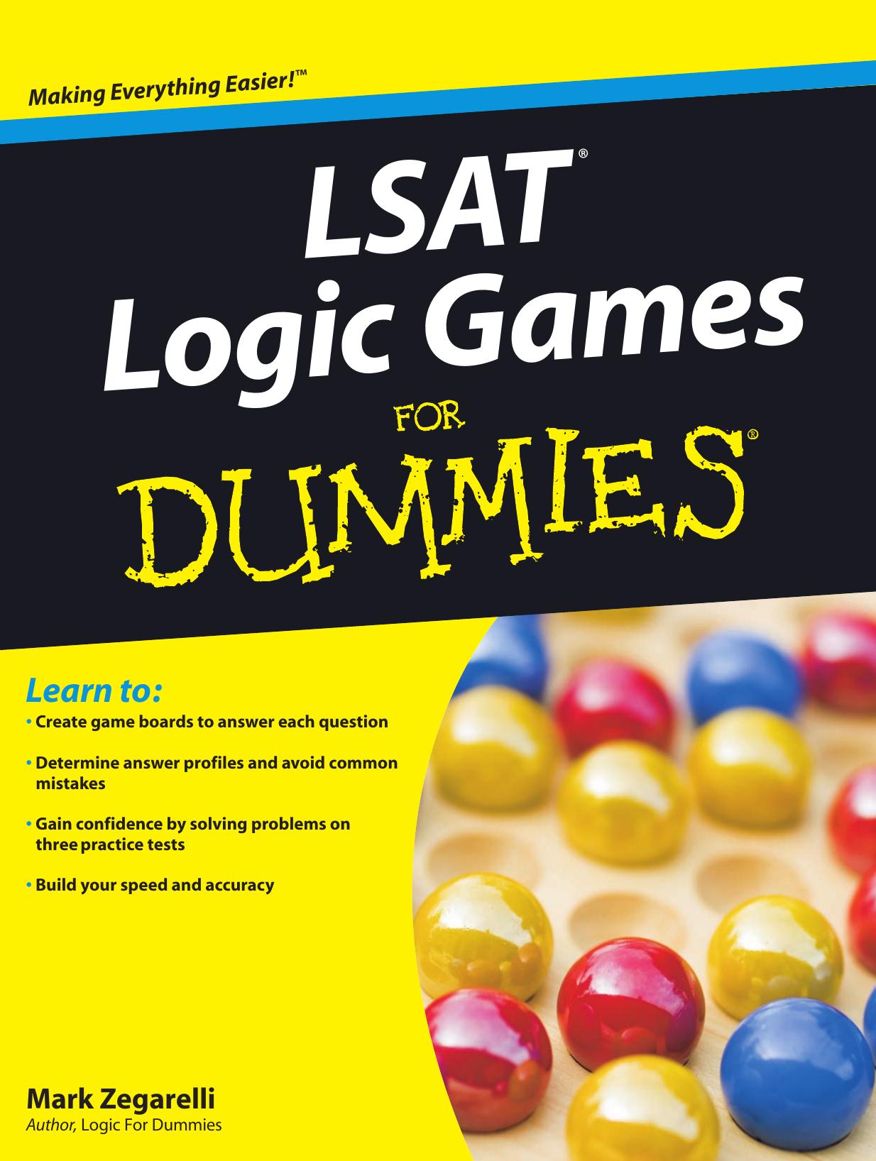LSAT Logic Games for Dummies